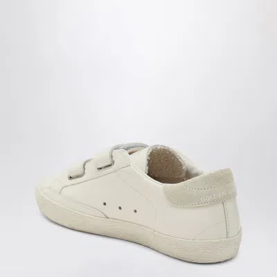 Golden Goose Velcro Sneakers In White