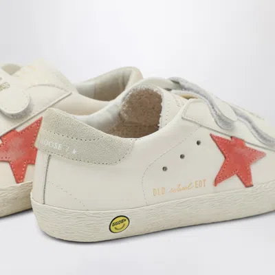 Golden Goose Velcro Sneakers In White