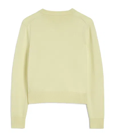 Jil Sander Wool Blend Embroidered Cardigan