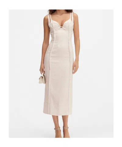 Jacquemus Valérie Frayed Midi Dress
