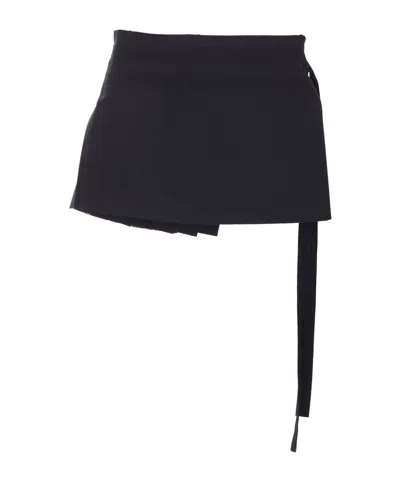 Ann Demeulemeester Pleated Mini Skirt