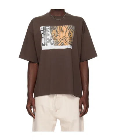 Jean Paul Gaultier Printed Wood Oversized T Shirt