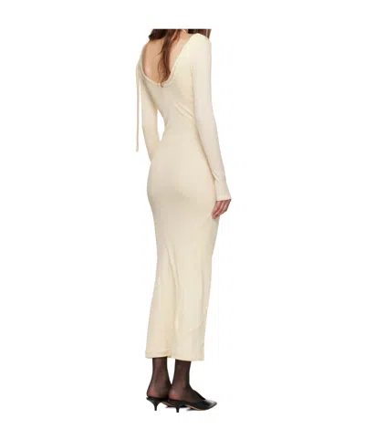 Jean Paul Gaultier Ribbed Twisted Double Layer Piercing Dress