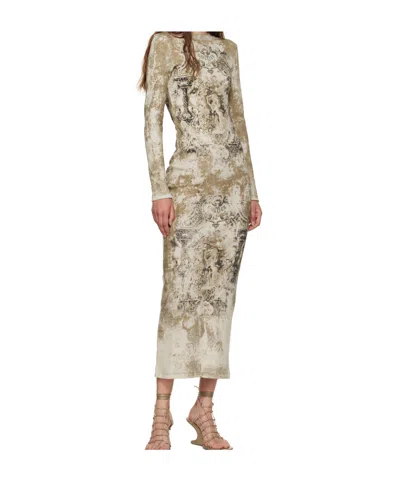 Jean Paul Gaultier The Long Beige Médaillon Dress