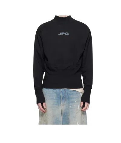 Jean Paul Gaultier Knitwear With Long Sleeves And Mock Neck In Black