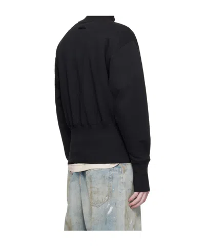 Jean Paul Gaultier Knitwear With Long Sleeves And Mock Neck In Black
