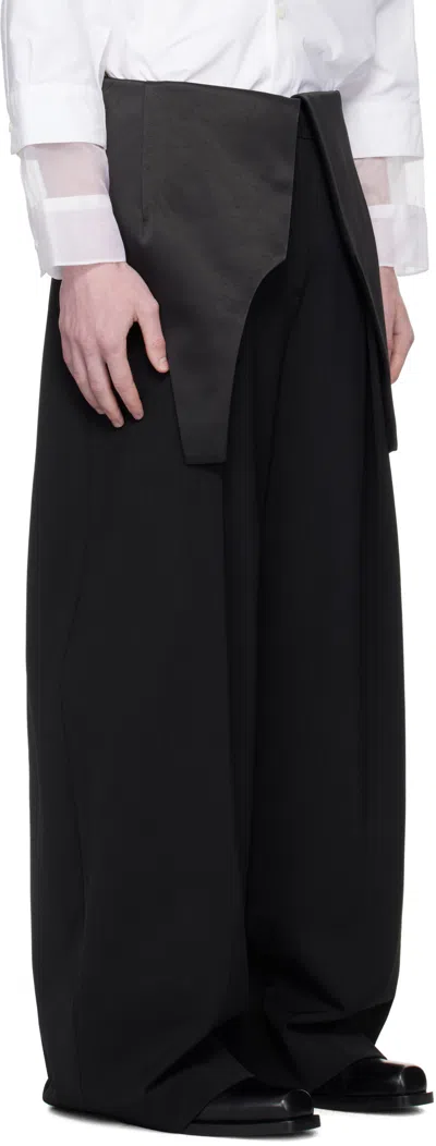Jean Paul Gaultier The Bodysuit Suit Pants In Black