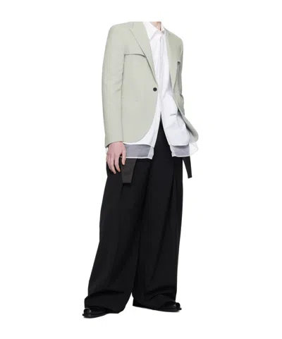 Jean Paul Gaultier The Bodysuit Suit Pants In Black