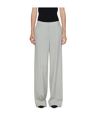 Jean Paul Gaultier Tailoring Undershoe Straps Pants In Gray