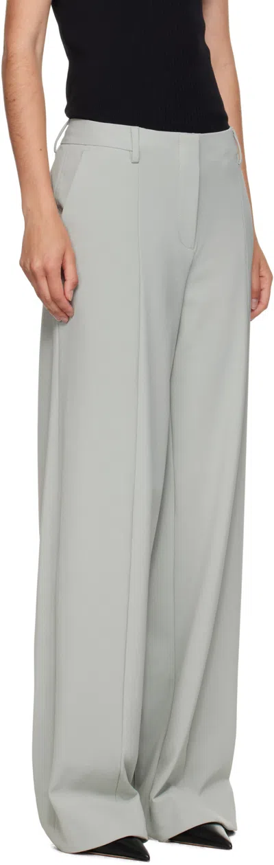 Jean Paul Gaultier Tailoring Undershoe Straps Pants In Gray