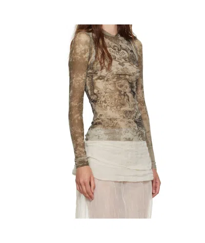 Jean Paul Gaultier The Médaillon Sleeves Top