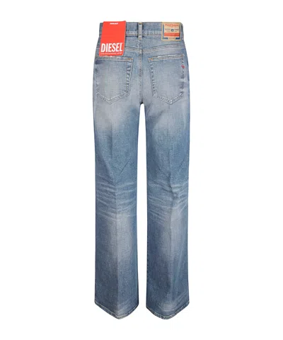 Diesel 1978 D-akemi Flare Jeans In Blue