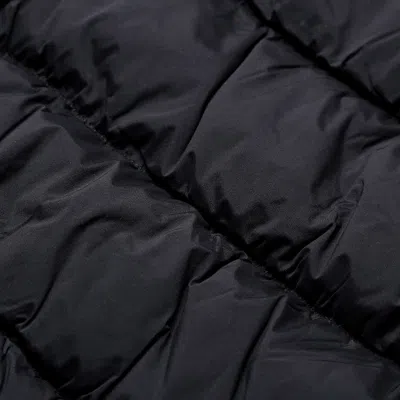 Duvetica Logo Hooded Cotton-padded Jacket In Black
