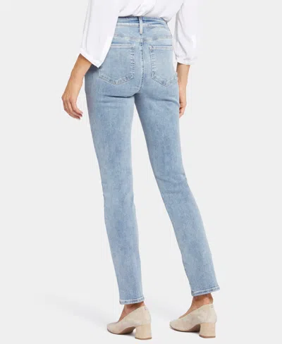 Nydj Petite Sheri Slim Pull On Jeans In Blue