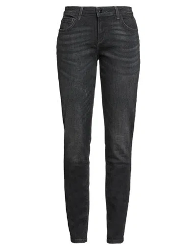 Guess Woman Jeans Black Size 32w-32l Cotton, Tencel Modal, Elastomultiester, Elastane