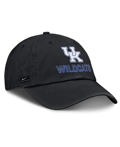 Nike Men's Black Kentucky Wildcats 2025 On-field Club Adjustable Hat