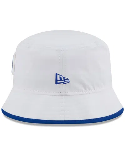 New Era Men's White New York Giants 2025 Nfl Training Camp Stretch Bucket Hat