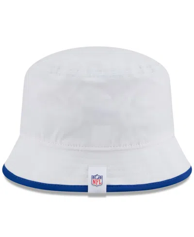 New Era Men's White New York Giants 2025 Nfl Training Camp Stretch Bucket Hat