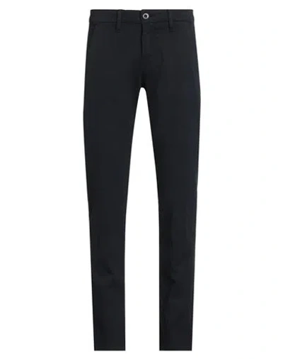 Guess Man Pants Navy Size 28w-32l Cotton, Elastane In Black