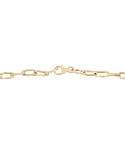 Wrapped In Love Diamond Pave Paperclip 17" Pendant Necklace (1 Ct. T.w.) In 14k Gold, Exclusively At Macy's