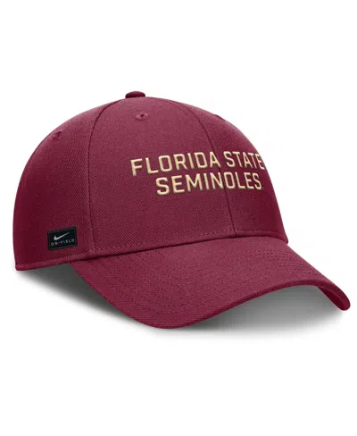 Nike Men's Garnet Florida State Seminoles Rise Practice Adjustable Hat