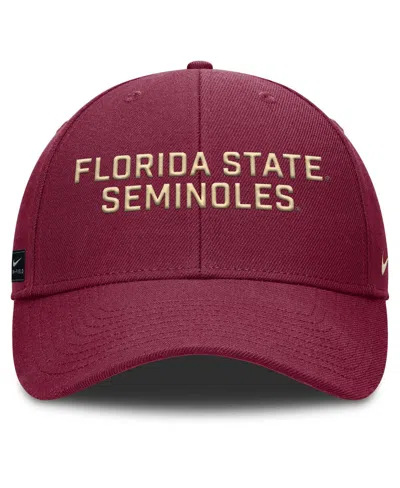 Nike Men's Garnet Florida State Seminoles Rise Practice Adjustable Hat