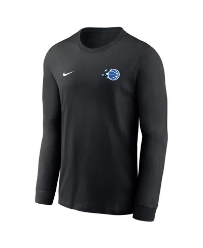 Nike Men's And Women's Black Orlando Magic Legend Performance Long Sleeve T-shirt