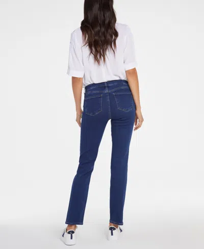 Nydj Petite Sheri Slim Pull On Jeans In Blue