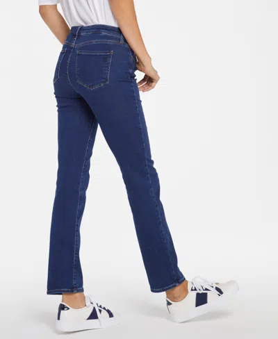 Nydj Petite Sheri Slim Pull On Jeans In Blue