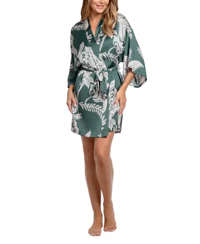 Midnight Bakery Women's Elowyn Soft Satin Sleepwear Robe