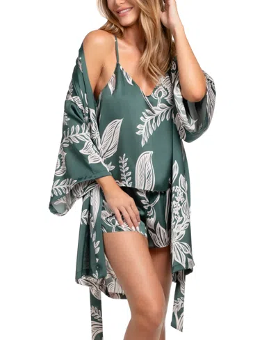 Midnight Bakery Women's Elowyn Soft Satin Sleepwear Robe
