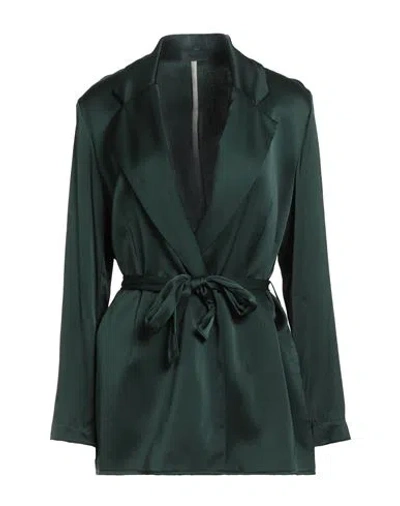 Ottod'ame Woman Jacket Green Size 8 Viscose