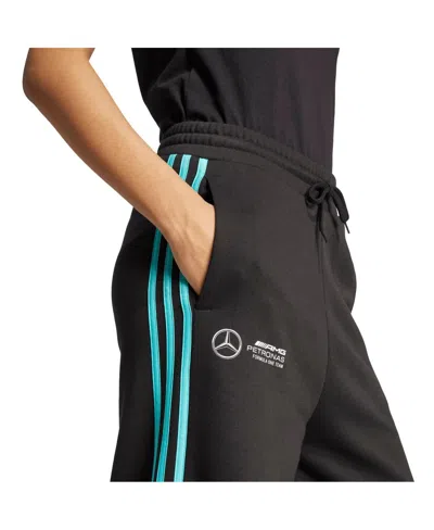 Adidas Originals Women's Black Mercedes-amg Petronas F1 Team Dna Alpha Skin Sweatpants