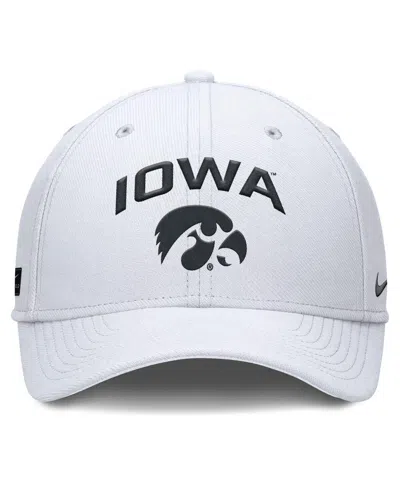Nike Men's White Iowa Hawkeyes 2025 On-field Rise Performance Flex Hat