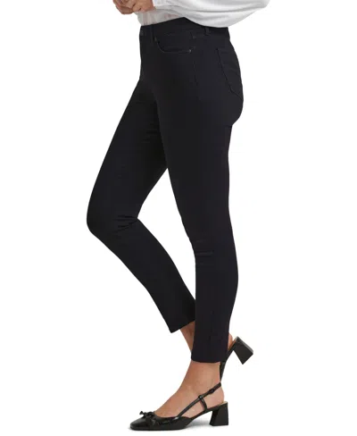 Nydj Petite Ami Skinny Pull On Jeans In Black