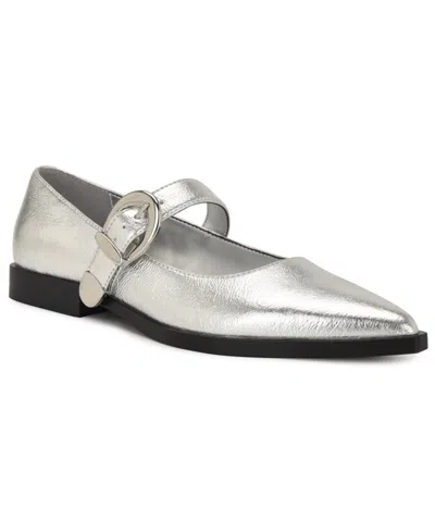 Nine West Women's Katrel Mary Jane Pointy Toe Flats