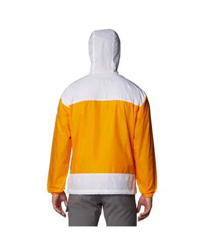 Columbia Men's Tennessee Orange Tennessee Volunteers Flash Challenger Ii Omni-shade Full-zip Hoodie Windbreak In Orange