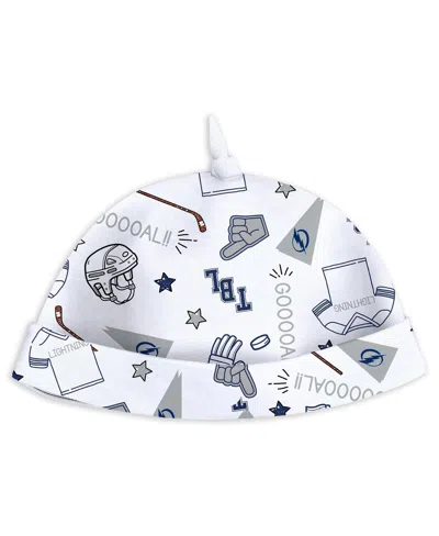 Wear By Erin Andrews Baby Boys And Girls Tampa Bay Lightning Sleep And Play Sleeper With Bib Set In Blue