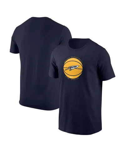 Nike Men's Navy Toledo Rockets Basketball Core T-shirt In Blue