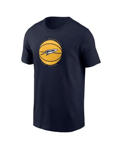 Nike Men's Navy Toledo Rockets Basketball Core T-shirt In Blue