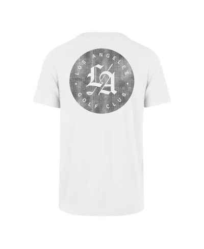47 Brand Men's White Tgl Los Angeles Golf Club Backer Scrum T-shirt In Gray