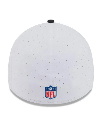 New Era Men's White/black Baltimore Ravens 2025 Nfl Training Camp 39thirty Flex Hat