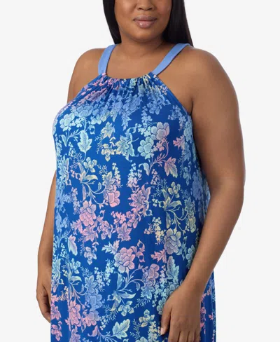 Ellen Tracy Plus Size Sleeveless Midi Nightgown