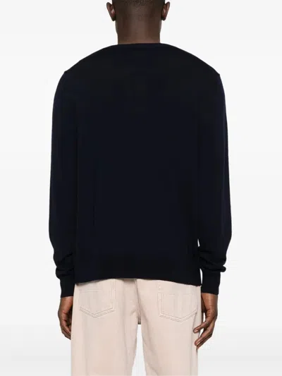 Etro Crew Neck Sweater With Embroidered Logo