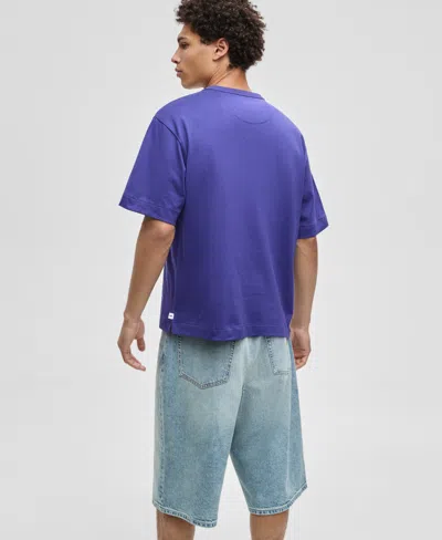 Mode Of One Men's Nowhere Relaxed-fit Graphic T-shirt, Macy's Exclusive In Blue