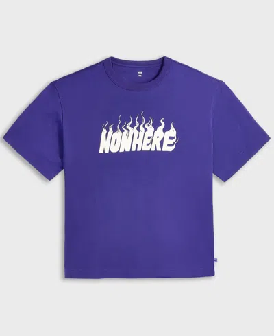 Mode Of One Men's Nowhere Relaxed-fit Graphic T-shirt, Macy's Exclusive In Blue