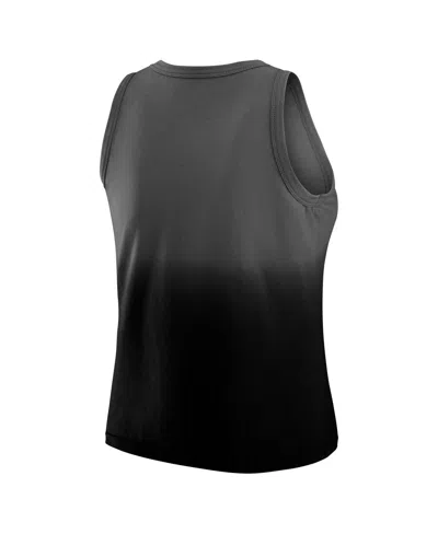 Wear By Erin Andrews Women's X Gracie Hunt Black Las Vegas Raiders Ombre Tank Top