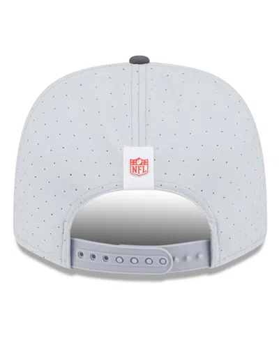 New Era Men's Gray/graphite Kansas City Chiefs 2025 Nfl Training Camp 9seventy Adjustable Hat