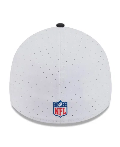 New Era Men's White/black Atlanta Falcons 2025 Nfl Training Camp 39thirty Flex Hat