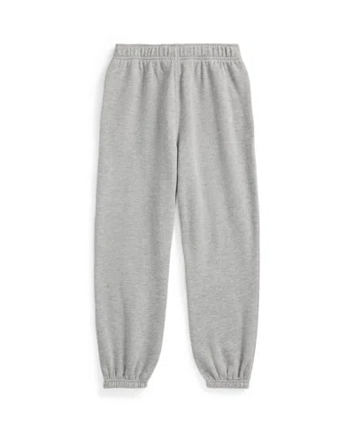 Polo Ralph Lauren Big Girls Fleece Jogger Pants In Gray